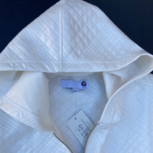 New G by GUESS Zip Up Sweater SZ S - Picture 2 of 6